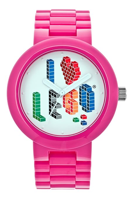 Reloj para adulto LEGO® I LOVE LEGO Rosa
