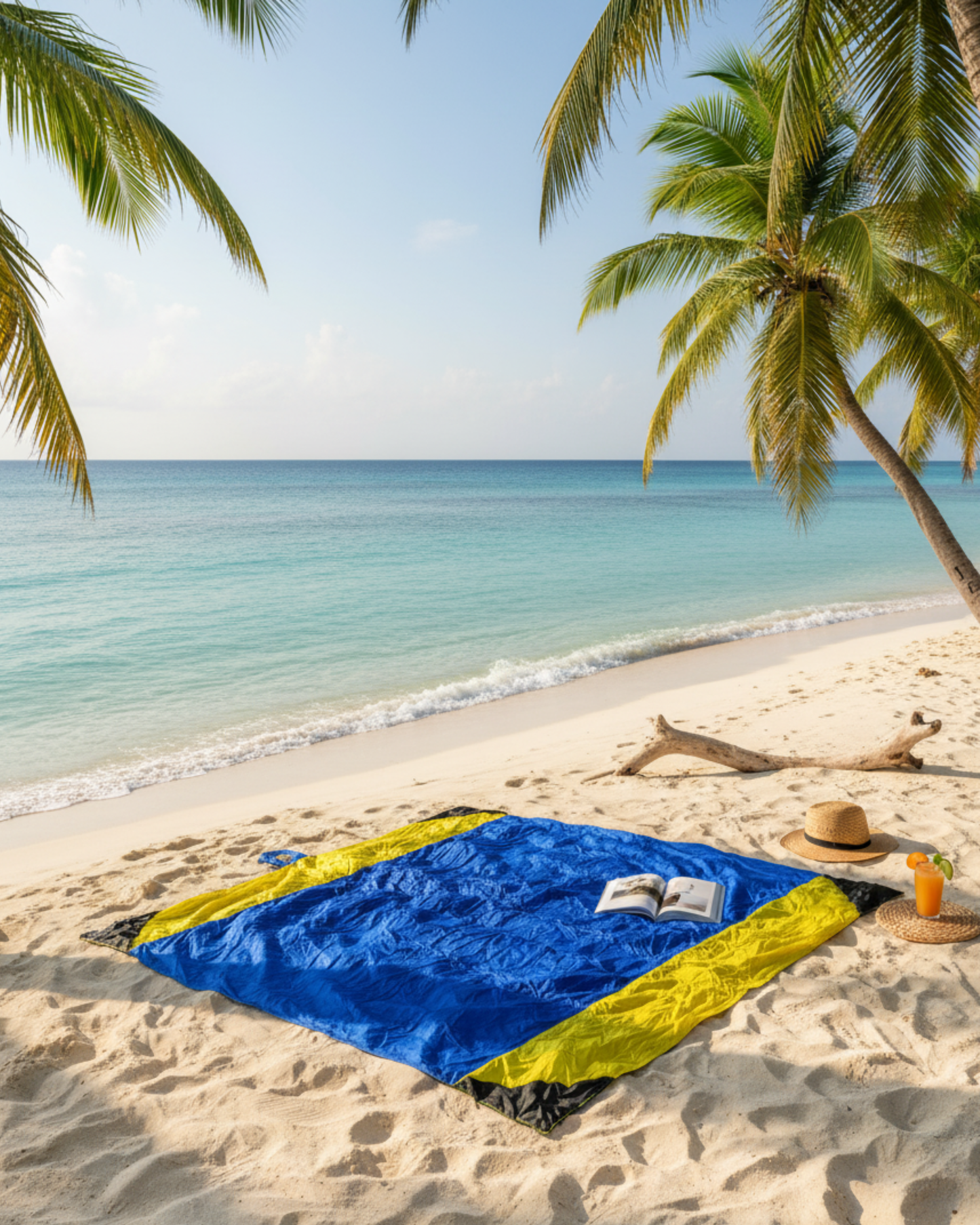 Manta de playa Ticket To The Moon™ Vintage