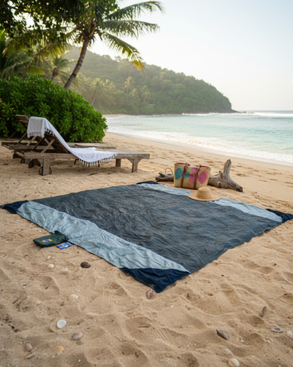 Manta de playa Ticket To The Moon™ Vintage