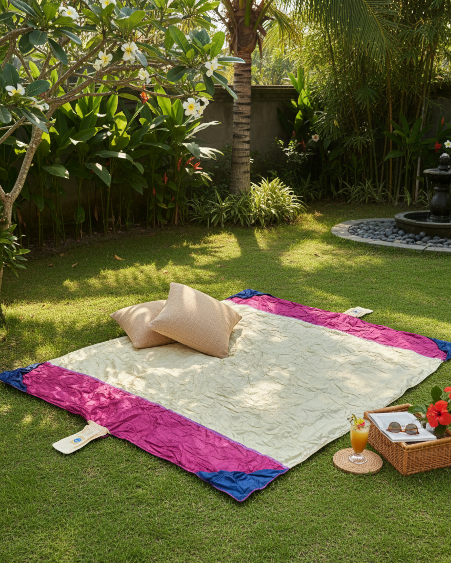 Manta de playa Ticket To The Moon™ Vintage